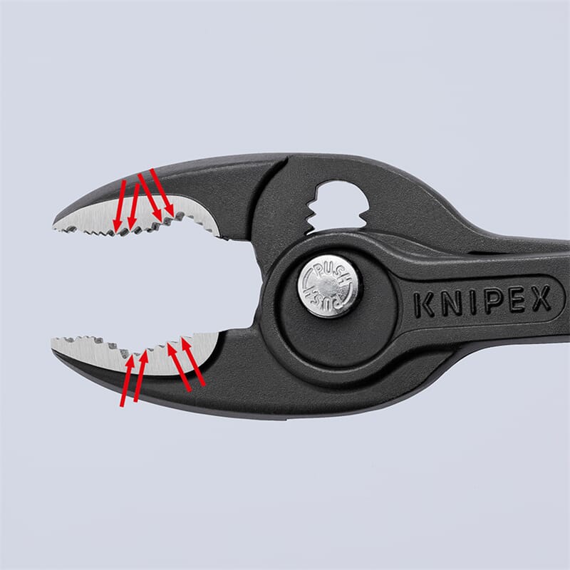 Kìm KNIPEX TwinGrip 82 01 200 / 82 02 200 Mở Ốc Gỉ Sét Ø 4-22mm Tay cầm nhựa êm