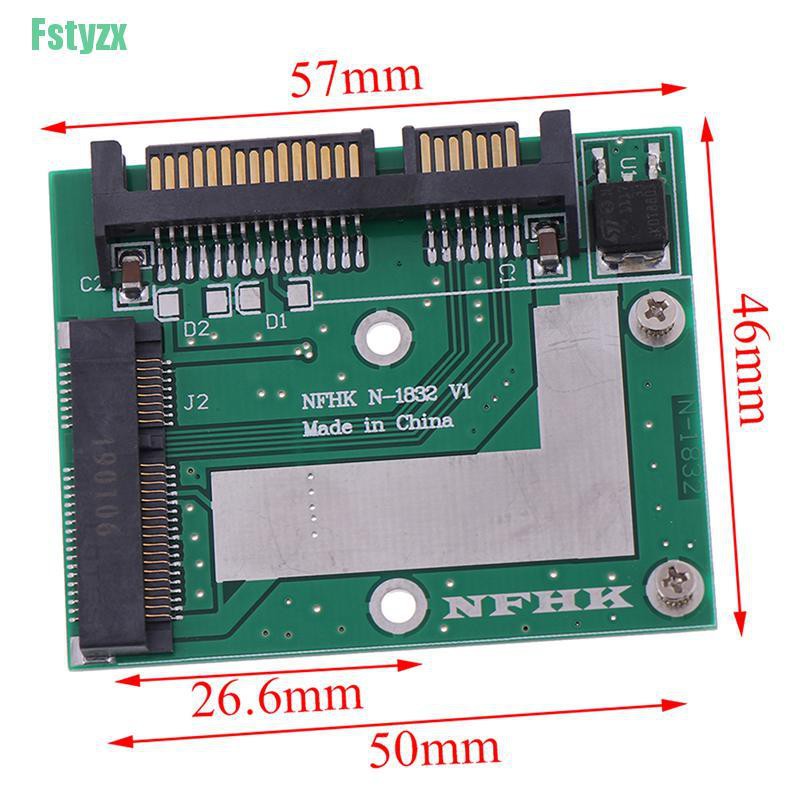 fstyzx mSATA SSD to 2.5'' SATA 6.0gps adapter converter card module board mini pcie ssd | BigBuy360 - bigbuy360.vn