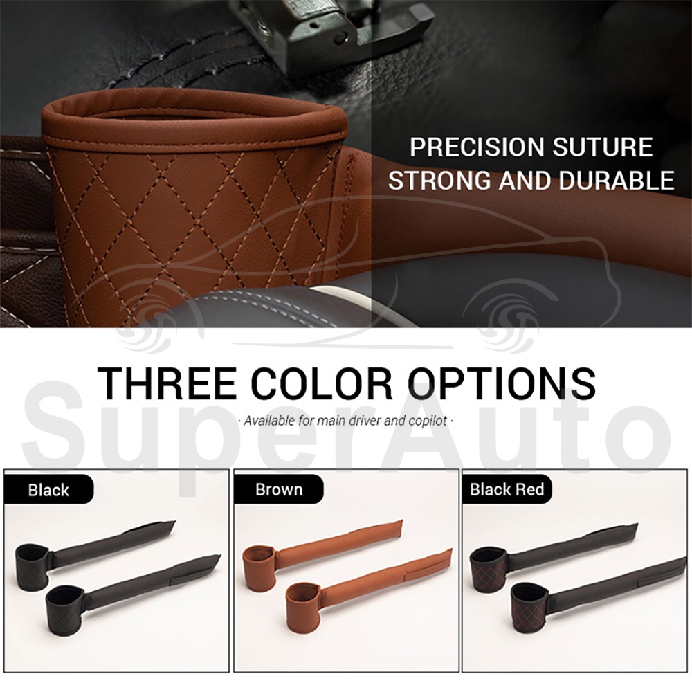 SuperAuto Da Giá Đỡ Bình Nước Xe Đạp Thùng Đựng Đồ Ô Tô Phụ Kiện Ô Tô