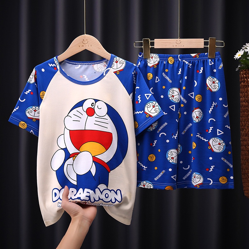 Bộ Đồ Ngủ 2 Món 2021 Họa Tiết Hoạt Hình Dễ Thương Dành Cho Bé Gái