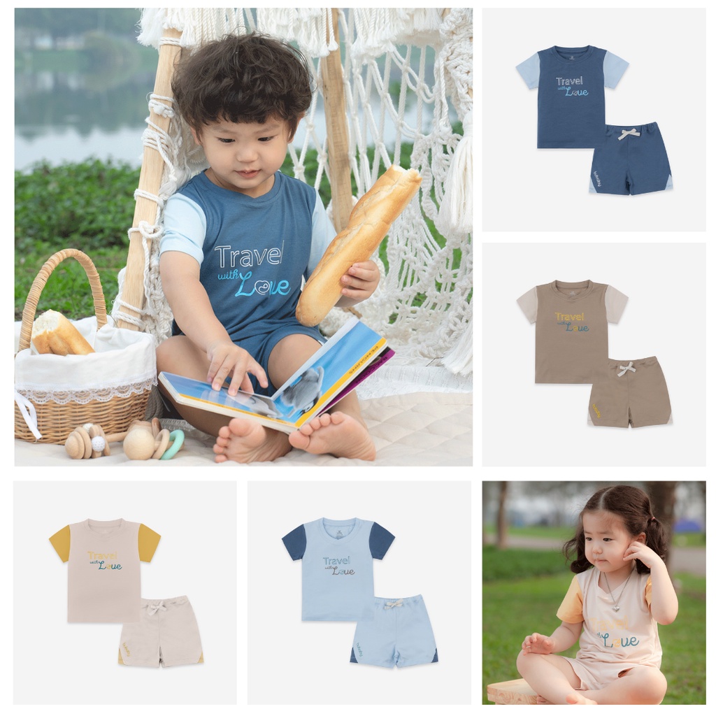 Bộ quần áo BU Baby Kyomi Travel