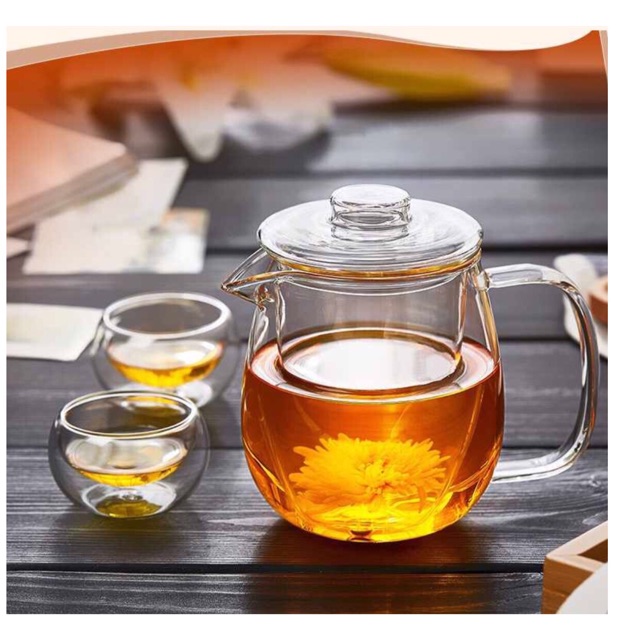Bộ bình trà thuỷ tinh 700ml