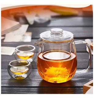 Bộ bình trà thuỷ tinh 700ml