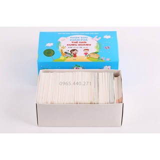 5 bộ thẻ học 16 chủ đề- 416 thẻ học