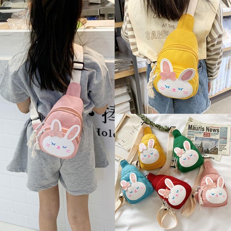 Túi chéo đeo vai hoạ tiết hoạt hình dễ thương cho bé gái (N01206)
