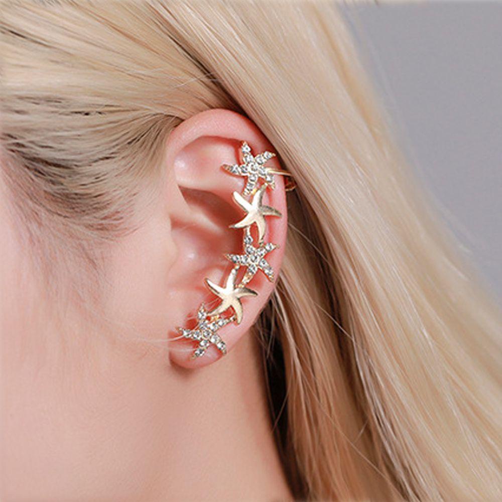 ESPO 1 Khuyên Vành Tai Đính Đá Thời Trang