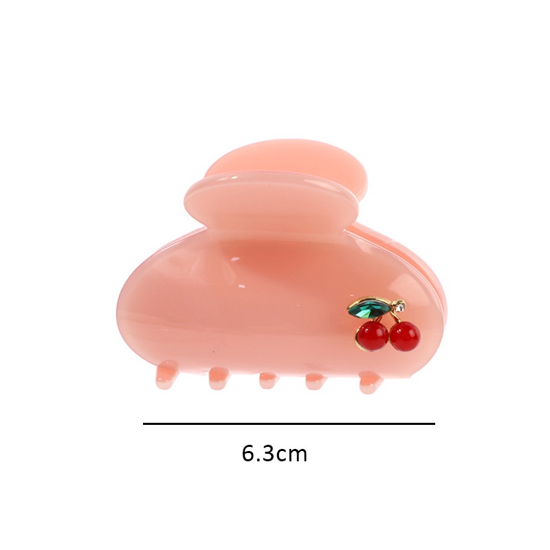 Kẹp Tóc Hình Trái Cây Đính Đá Phong Cách Vintage