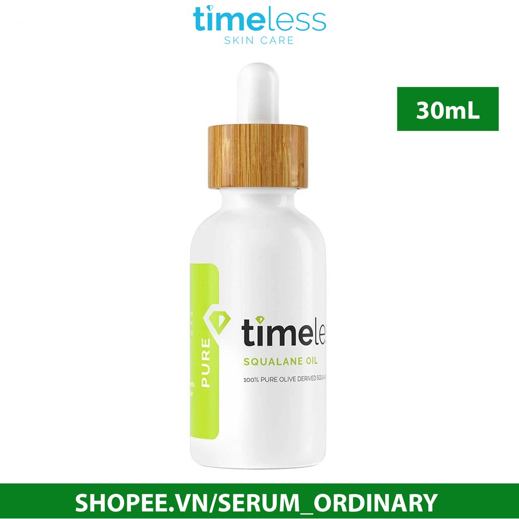 [HÀNG NHẬP KHẨU] Dầu dưỡng 100% thiên nhiên Timeless Squalane 100% Pure ( 30mL )