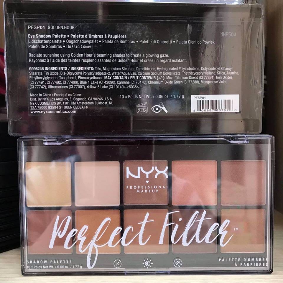 Bảng Màu Mắt Nyx Perfect Filter - Golden Hour