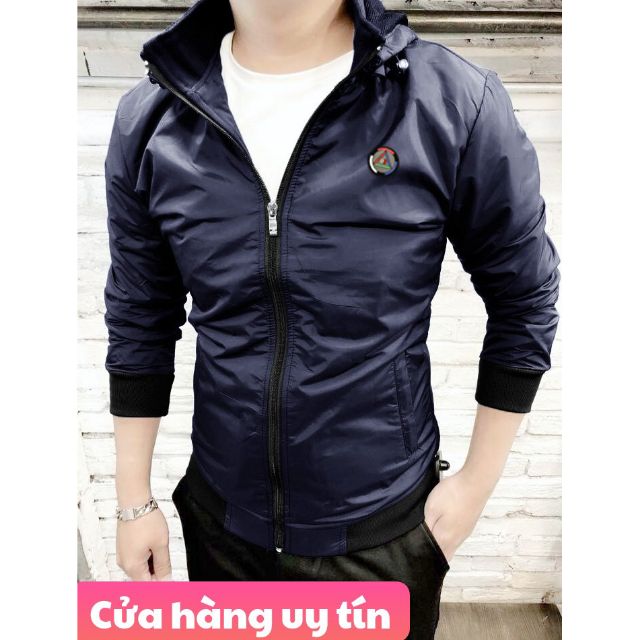 Áo khoác dù nam 2 lớp có nón size M đến 4XL
