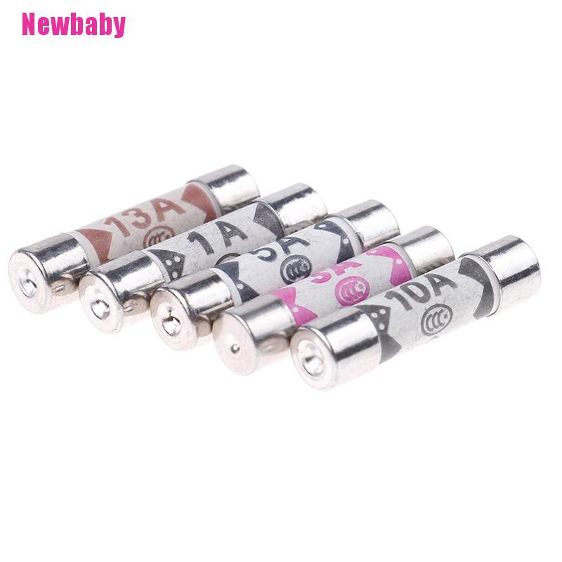 Cầu Chì Gốm 6Mmx25Mm BS1362 1A 3A 5A 10A 13A