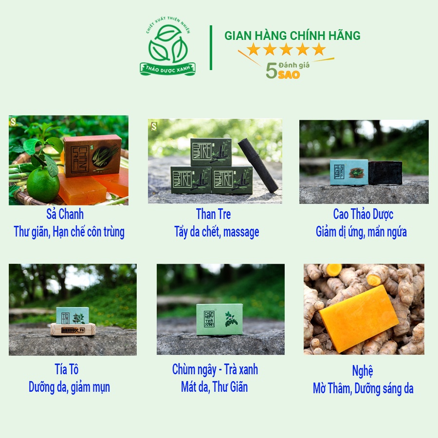 Xà bông sinh dược giảm mụn lưng, 100% từ thiên nhiên. Xà phòng handmade mướp đắng nghệ 100gram