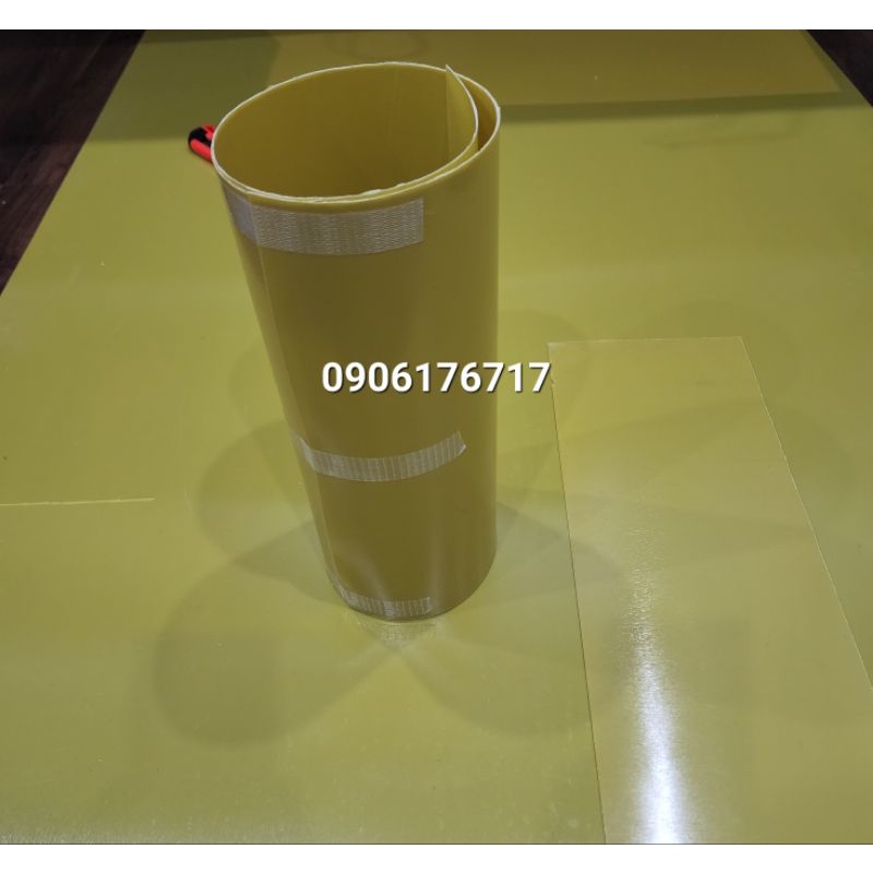 Phíp thủy tinh vàng Epoxy 3240 cách điện chịu nhiệt chuyên dụng pin Lithium