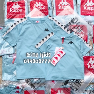 Áo Pull Bé Trai & Bé Gái Xanh Aqua Dải Logo