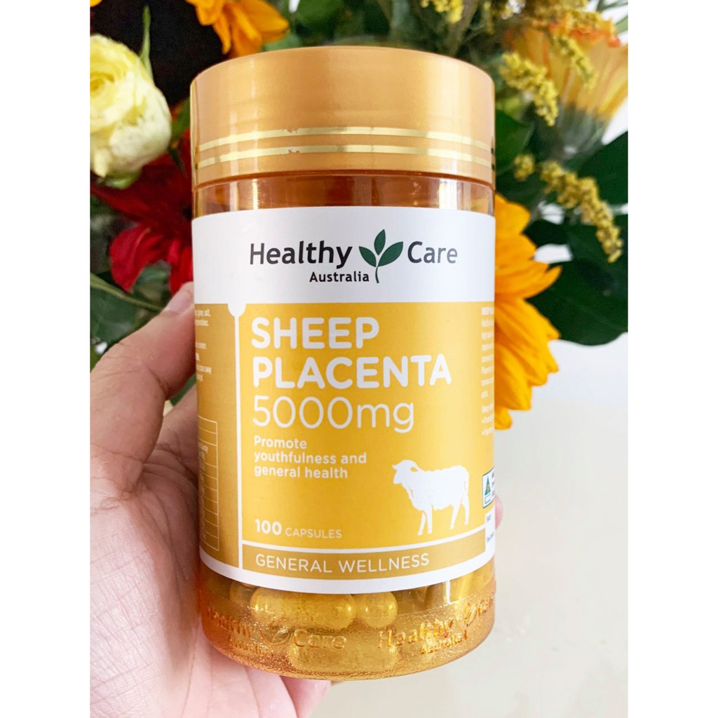 [Mã 77FMCGSALE giảm 8% đơn 500K] Nhau Thai Cừu [Úc] Sheep Placenta Healthy Care 5000mg - 100 viên | BigBuy360 - bigbuy360.vn