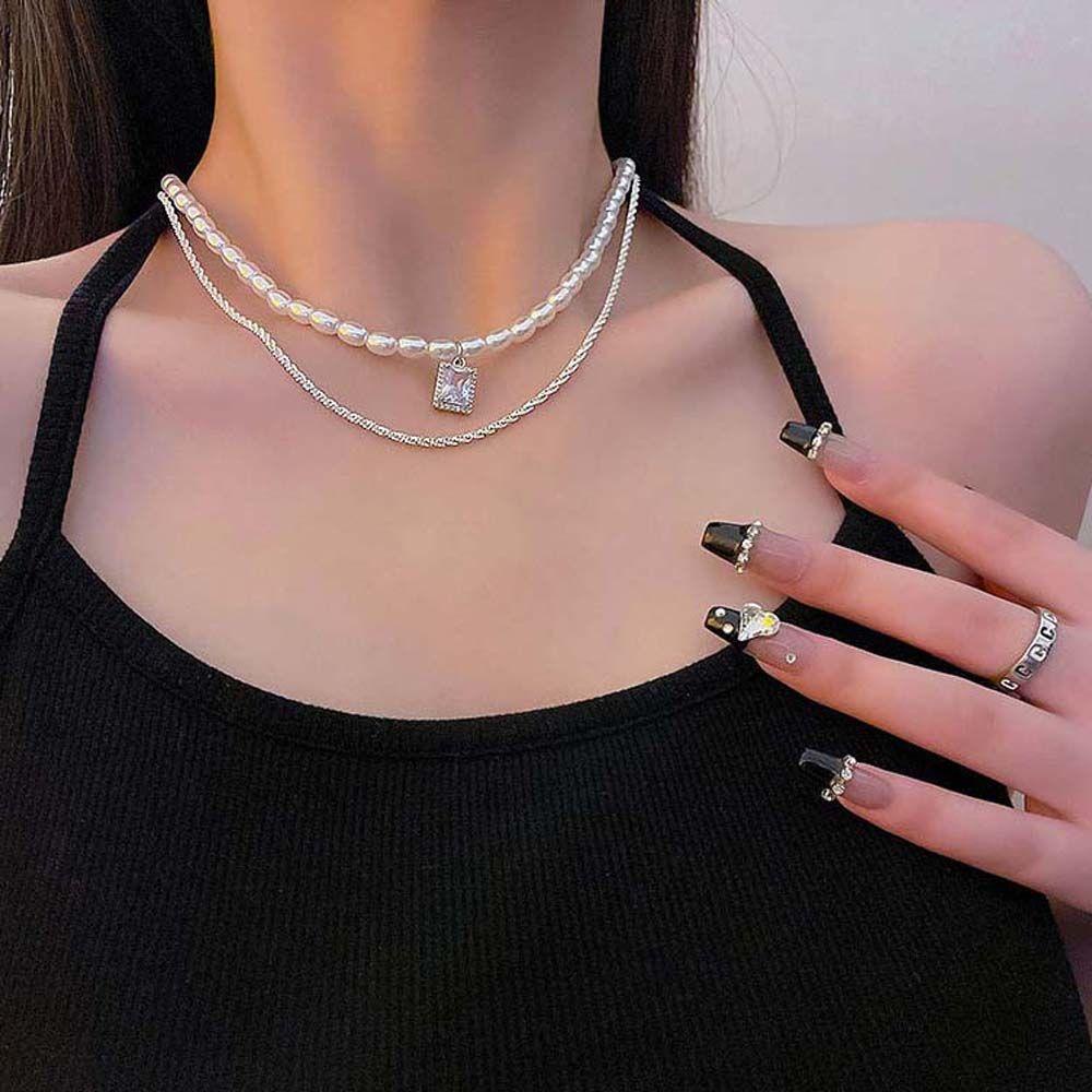 MOCHO Vòng cổ Ngọc Trai Thời Trang