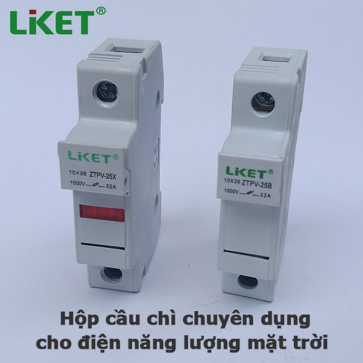 Hộp cầu chì LKET Solar 1000V DC cho điện năng lượng mặt trời