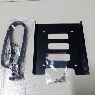 [RẺ VÔ ĐỊCH] COMBO khay chuyển SSD 2.5Inch thành 3.5inch + Cáp SATA3 cho máy tính bàn