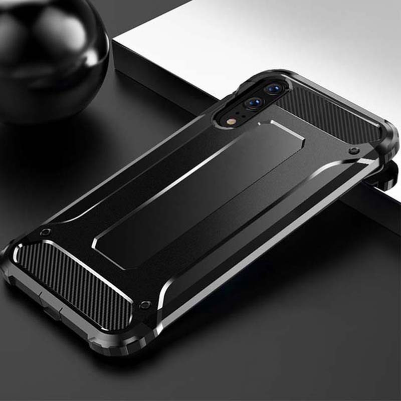 Ốp điện thoại TPU trong suốt kiểu dáng gồ ghề tổ ong vỏ giáp cho HUAWEI P30 P20 PRO P10 LITE P8 LITE