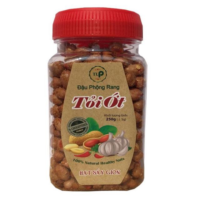 Đậu Phộng Rang Tỏi Ớt Đặc Biệt (Hũ 250g)