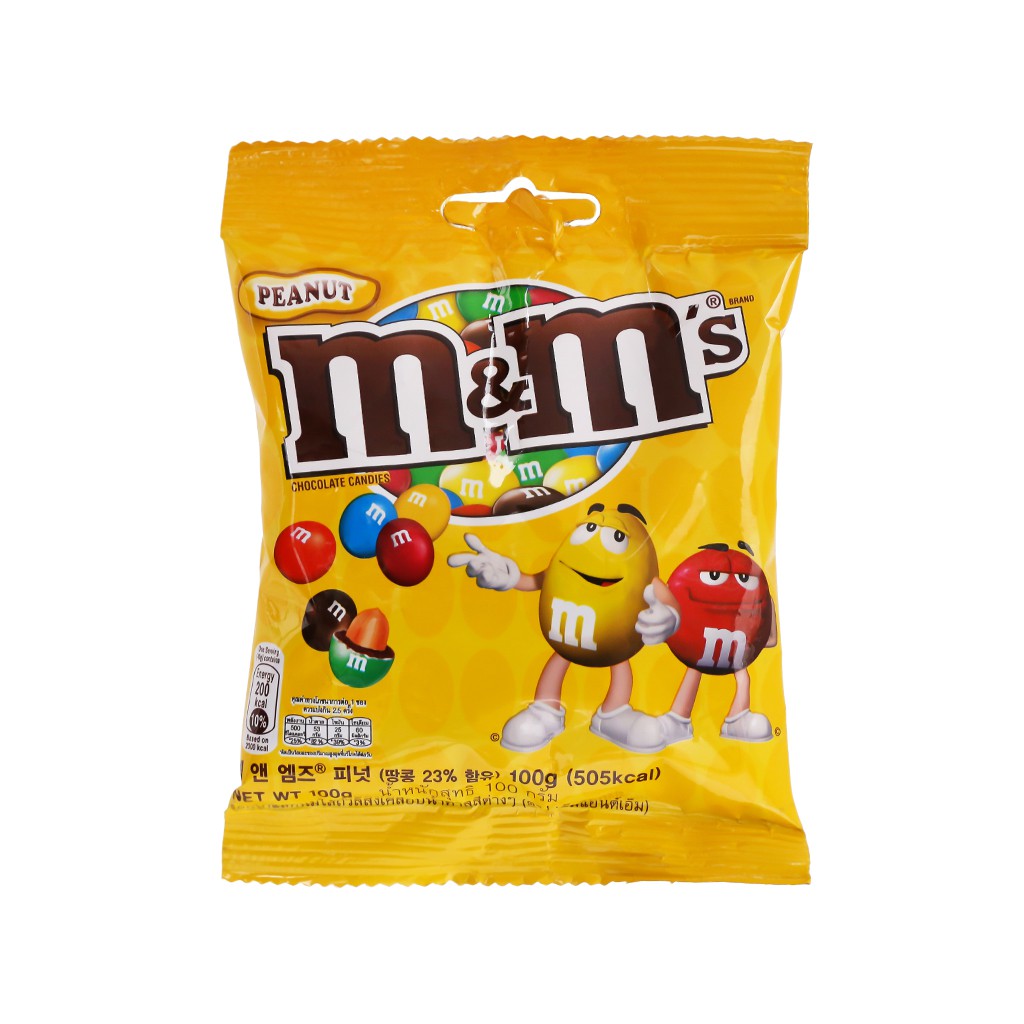 Kẹo socola nhân đậu phộng M&amp;M's gói 100g