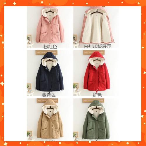 áo phao lót lông , áo khoác phao có mũ có video kèm ảnh thật D406 | BigBuy360 - bigbuy360.vn