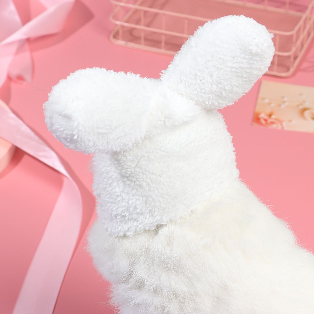 Mũ đội hình thỏ xinh xắn dễ thương vui nhộn cho thú cưng