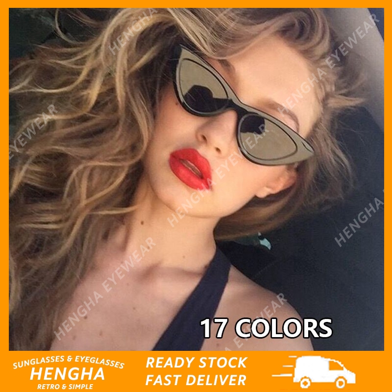 Kính mát hình mắt mèo phong cách thời trang sang trọng cho nữ