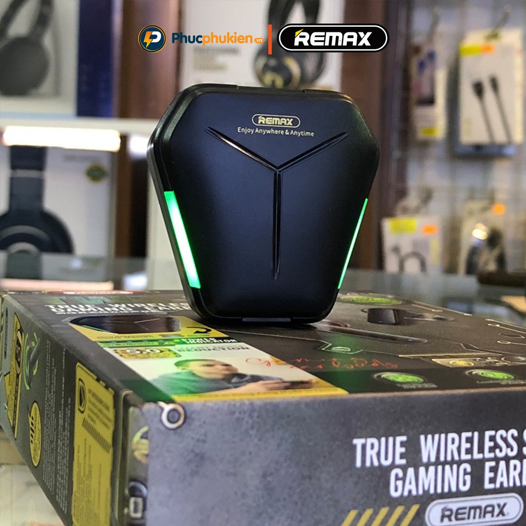 Tai Nghe Gaming Remax TWS 30 Bluetooth 5.0 chế độ kéo Gaming mode và Music Mode Bass âm mạnh mẽ Phúc Phụ Kiện