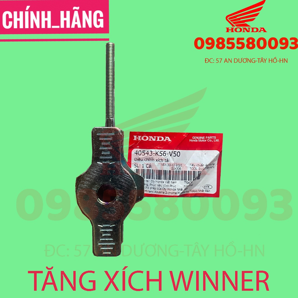 Pát/Pass tăng sên, Tăng xích xe winner x Zin chính hãng Honda