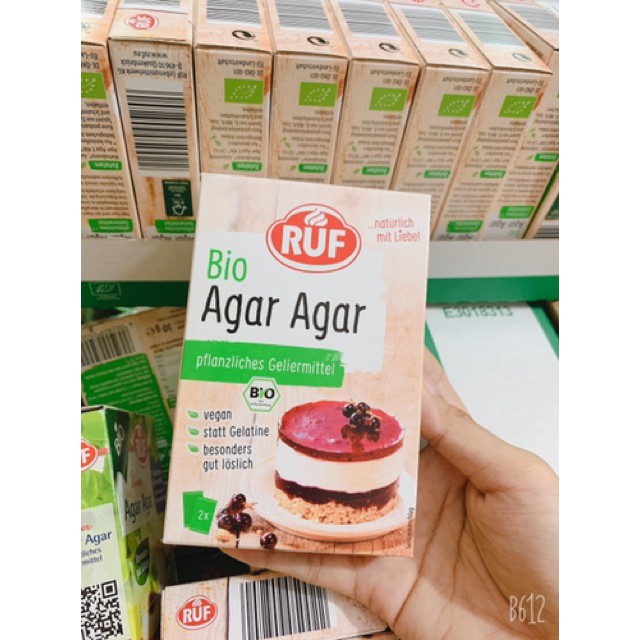 Bột rau câu Agar Agar Ruf hữu cơ Đức cho bé