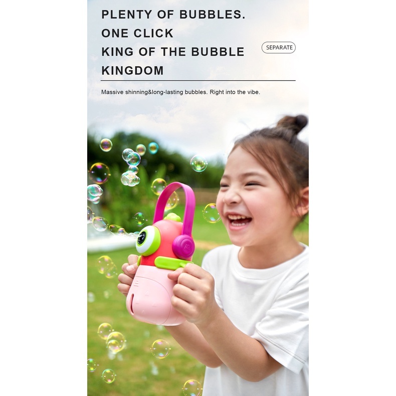 Đồ Chơi Máy Bắn Bong Bóng Xà Phòng  Monster Bubbles Mideer Kèm Nước Bong Bóng Xà Phòng Có Thể Phát Nhạc - CleverKids
