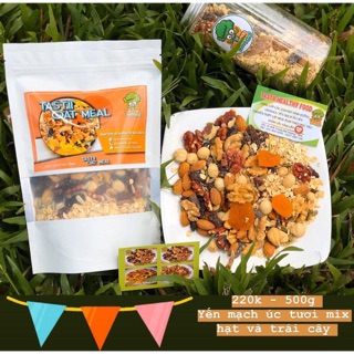 NGŨ CỐC GIẢM CÂN - Yến mạch mix hạt và trái cây sấy OATSMEAL TASTII