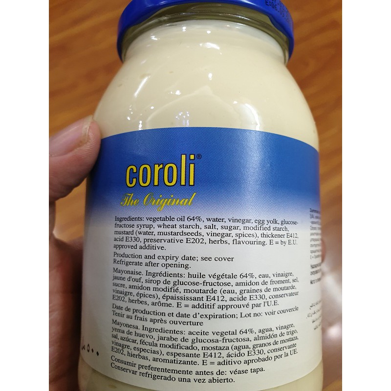 Sốt Mayonnaise Coroli Hộp 500ml