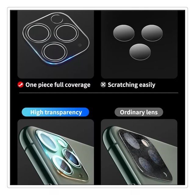 kính bảo vệ ống kính máy ảnh cho Apple Iphone 11-12promax