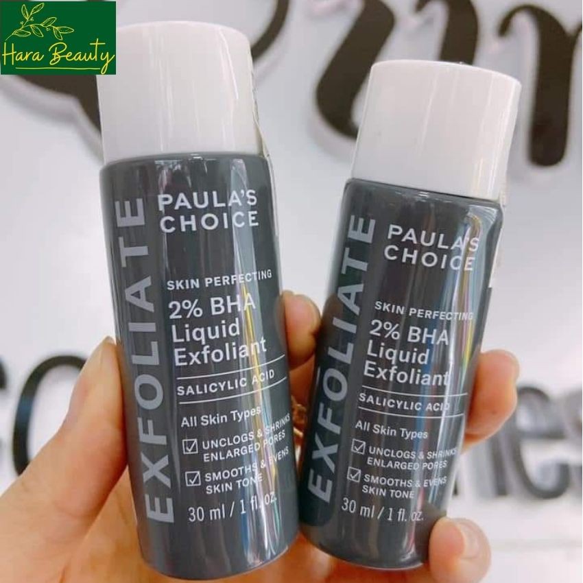 Tẩy Tế Bào Chết Paula's Choice Skin Perfecting 2% BHA Liquid Exfoliant 30ml và 118ml