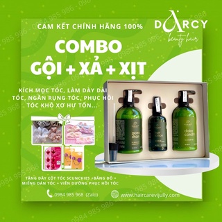 Combo hộp gội + xả + xịt bưởi