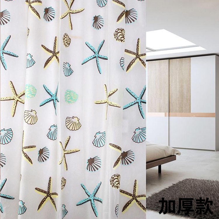 Rèm Cửa Nhà Tắm Peva Cao Cấp - Decor 9 Móc Loại 1.8 X 1.8M - Họa Tiết Đa Dạng Cá Tính - Chống Nước