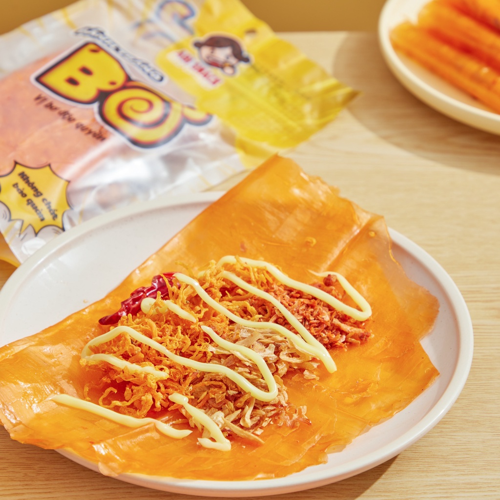 Bánh tráng phơi sương, bánh tráng Abi nhiều vị - Đồ ăn vặt Cô Nương Béo