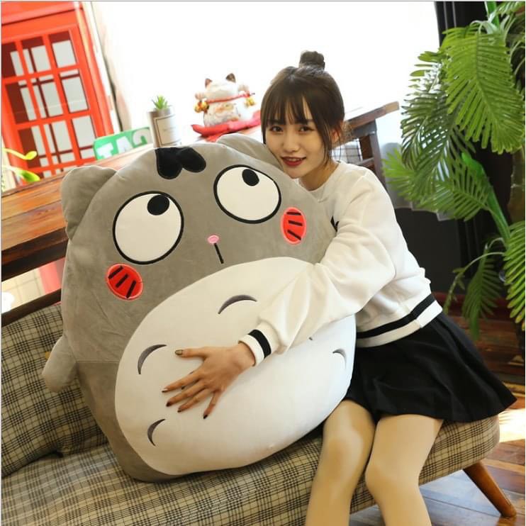 Gấu bông totoro  vỏ bọc nỉ mềm mại ,  bông mịn siêu nảy chống xẹp
