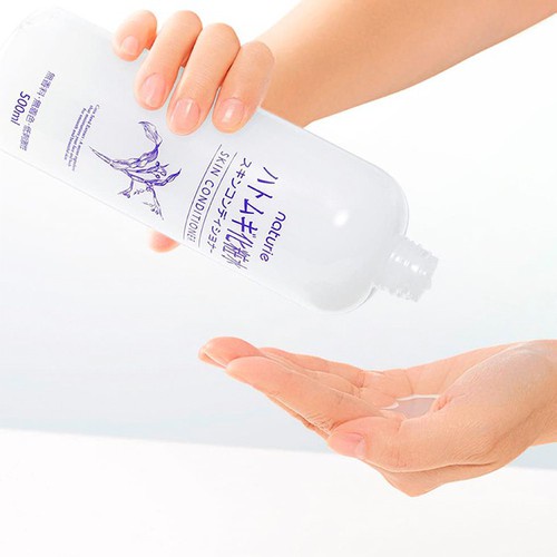 Nước Hoa Hồng Ý Dĩ Hatomugi Reihaku The Lotion làm sáng da 500ml có vòi - Hecca Cosmetics &amp; Beauty