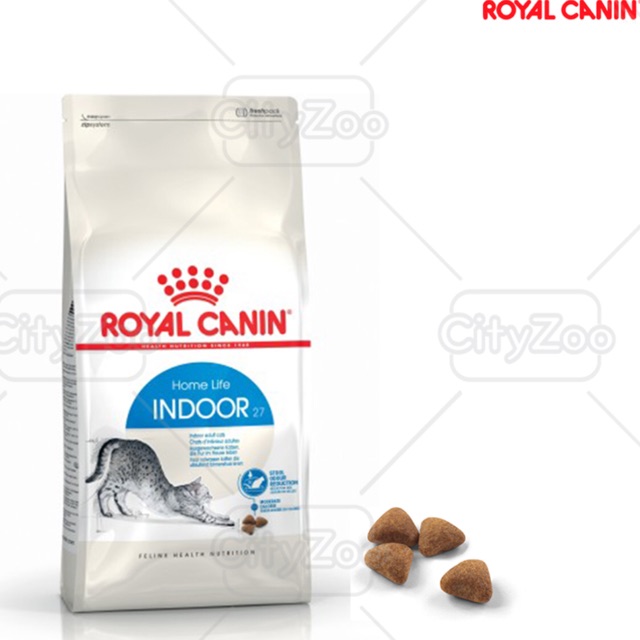 thức ăn cho mèo lớn Royal canin Indoor27 gói 400gr