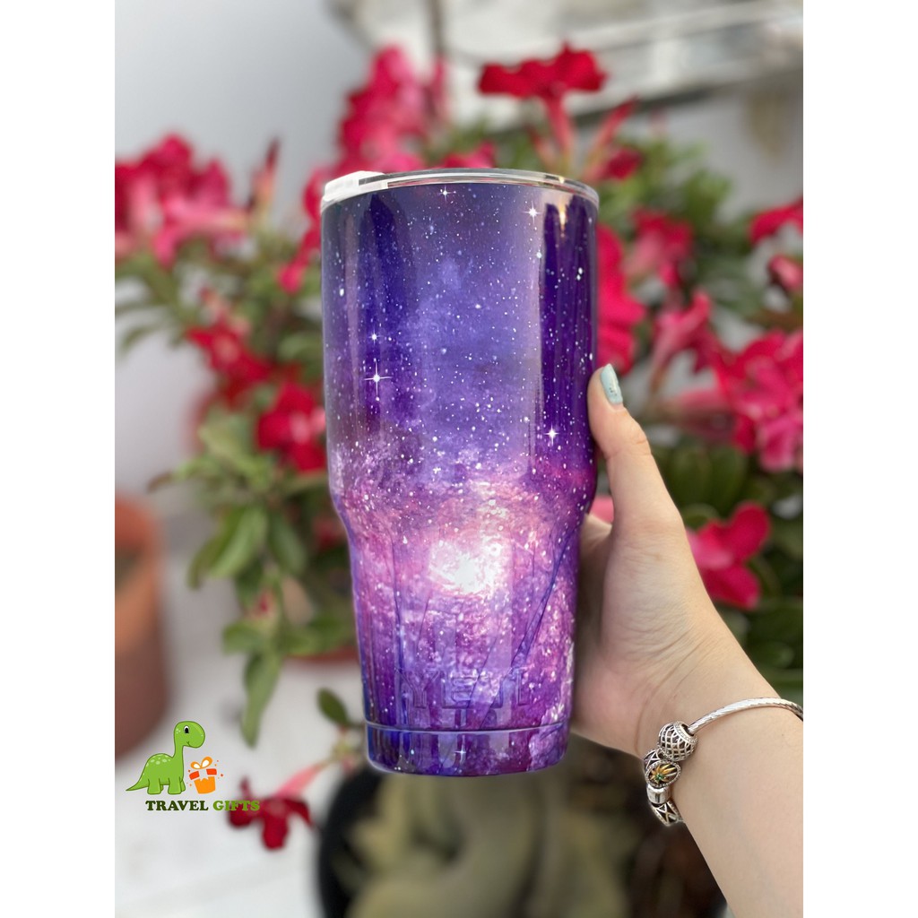 Ly Yeti 900ml Galaxy - Ly giữ nhiệt tặng FULL 5 Phụ Kiện