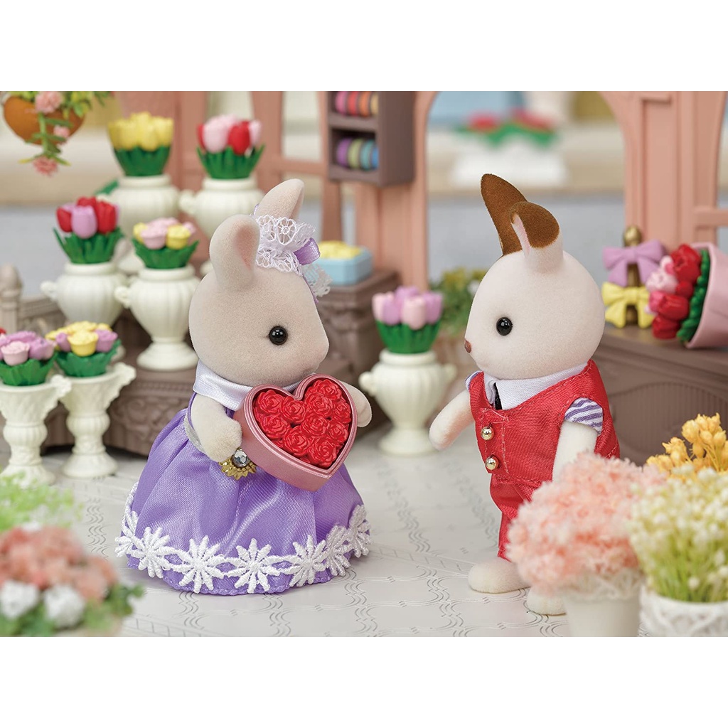 Đồ Chơi Sylvanian Families Town Món Quà Hoa Tình Yêu Flowers n Gift Set