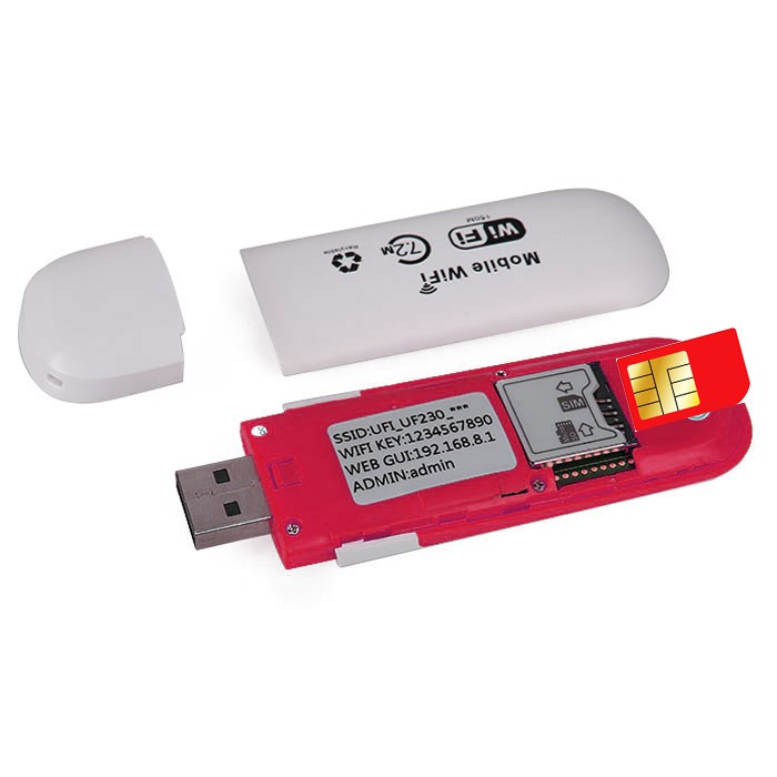 [SIÊU KHUYẾN MÃI] Bộ Wifi USB Dcom 3G - Phát Wifi di động giá rẻ - Phát từ sim 3G/4G tất cả các mạng