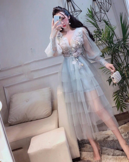 ĐẦM CÔNG CHÚA TAY PHỒNG về lại sll đủ màu | BigBuy360 - bigbuy360.vn