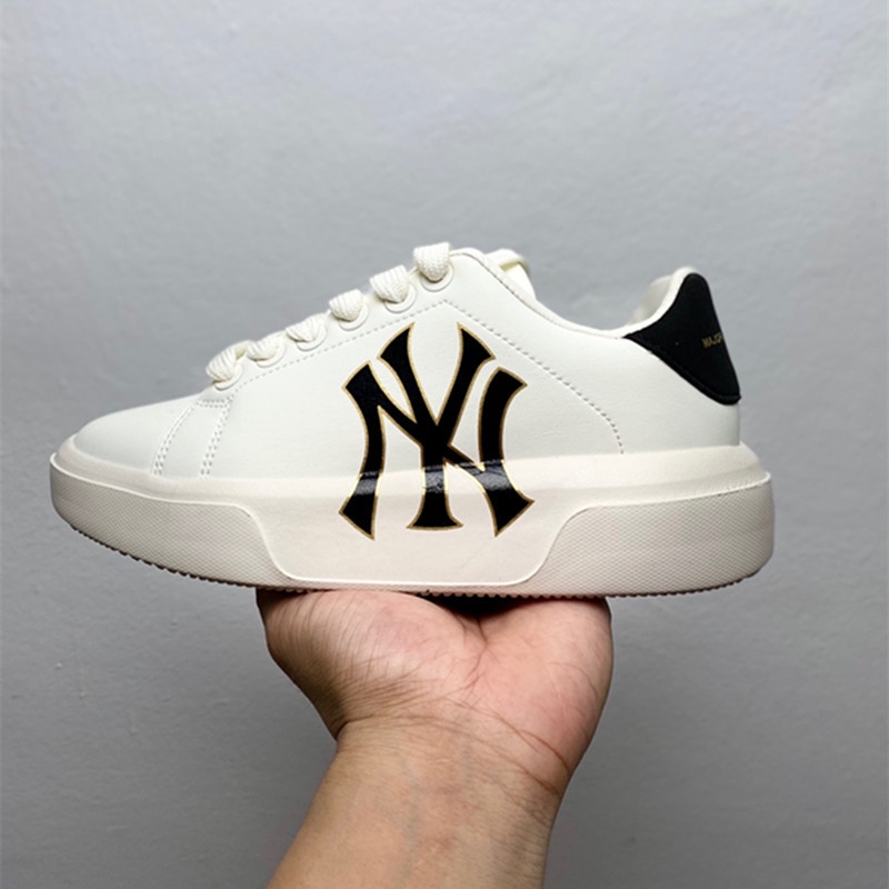 Giày sneaker nam nữ M.L.B chunky bản N.Y Hàn Quốc - độn đế 4cm full box , full bill - Next Fashion G08