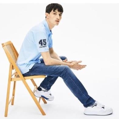 Áo thun nam Lacoste Classic Fit Club Med Polo Shirt New -