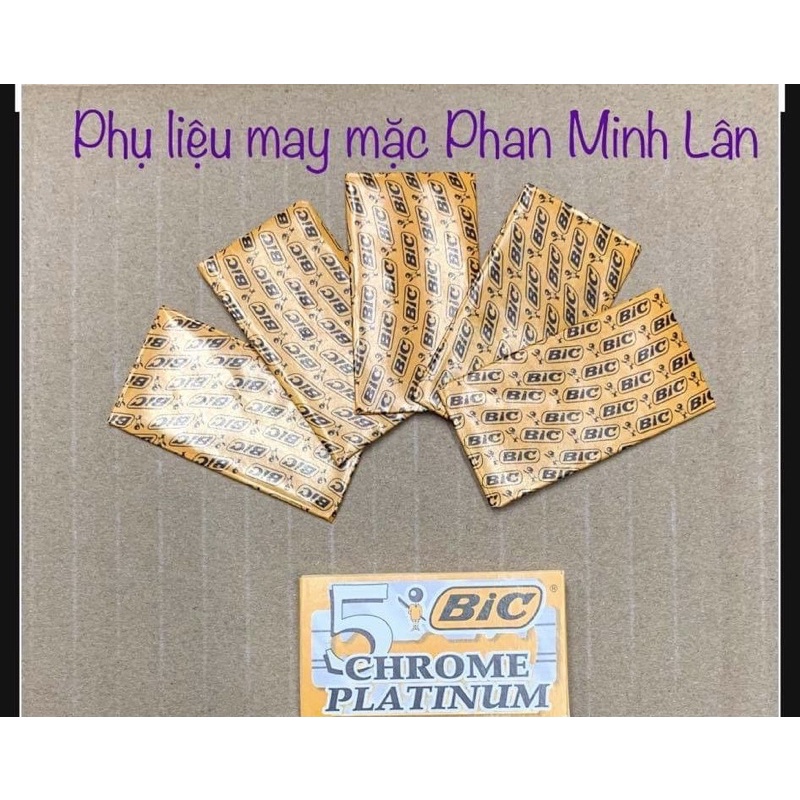 Hộp 5 cái lưỡi lam cao cấp hiệu BIC của Đức