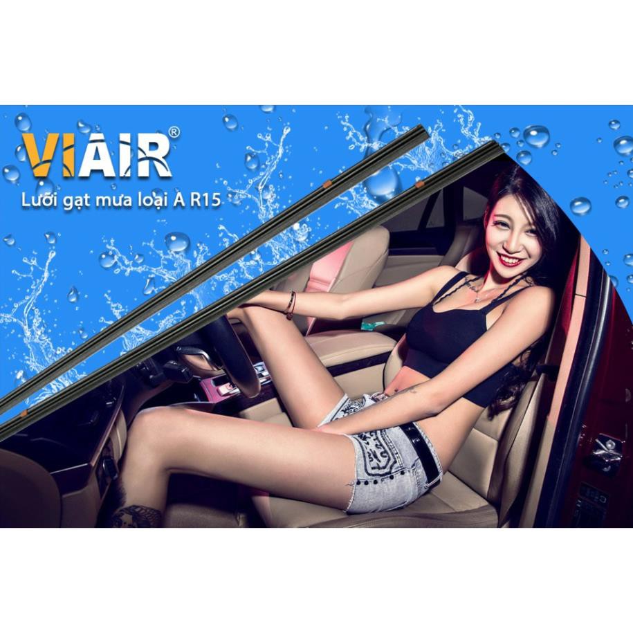 Combo hộp 2 Lưỡi gạt mưa loại A VIAIR R15  - Nhập Khẩu Chính Hãng